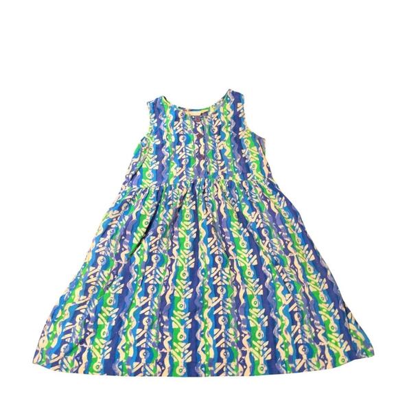 Vintage Marshall Fields 80s Art To Wear Button Front Sleeveless Dress Large G - Picture 2 of 10